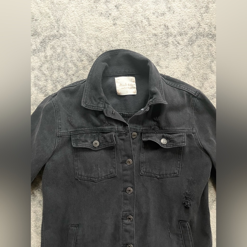 Altar’d State Distressed Denim Jacket